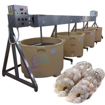 Anti Corrosion Soaking Machine Practical 1.1KW For Seafood Processing