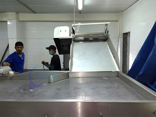 Industrial Durable Prawn Cleaning Machine , Anti Corrosion Carp Processing Plant