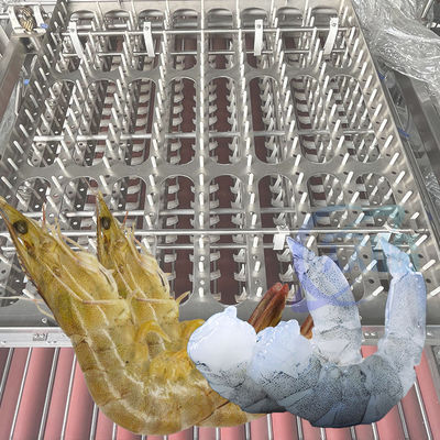 Flexible Prawn Deshelling Machine , Industrial Automatic Shrimp Peeler And Deveiner