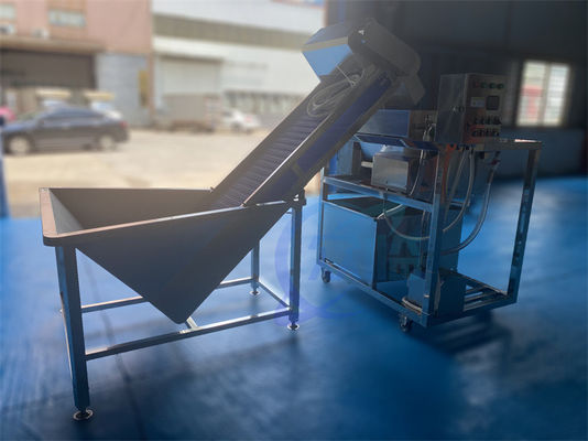 SUS304 Practical Prawn Cleaning Machine , Multipurpose Shrimp Waste Separator
