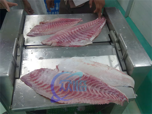 Stainless Steel Fish Skin Peeler Machine , Practical Automatic Catfish Skinner