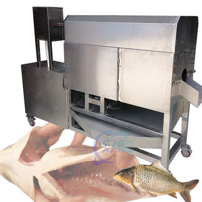 Electrical 3P Fish Gutting Machine Multiscene 2100x650x1300mm