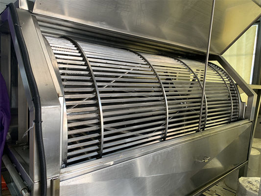 Stable Industrial Fish Scale Removing Machine , Wear Resistant Fish Descaling Machine