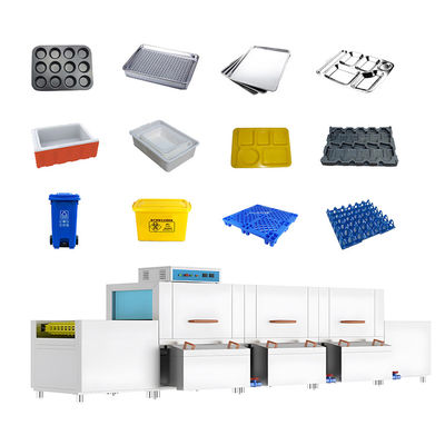 Multifunctional Basket Washing Machine Practical SUS304 For Plastic Tray