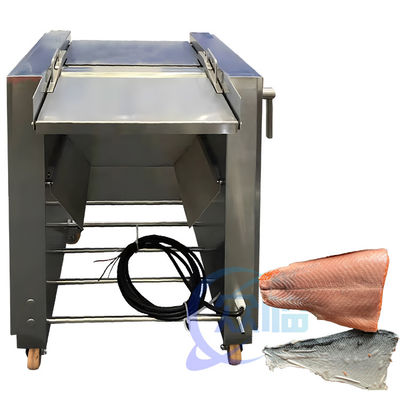 Sardine Tilapia Squid Skin Peeling Machine Hot Sell Fish Skinner Remove Machine Fish Skin Peeling Separating Removing Ma