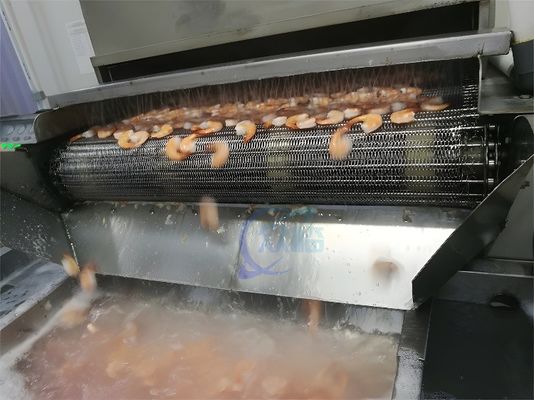 Steam blanching machine Vegetable blanching machine Shrimp blanching machine
