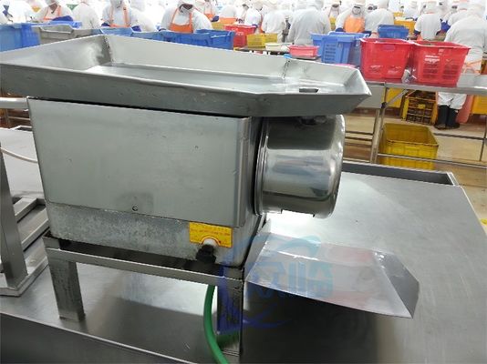 60-80pcs/Min Cooked Shrimp Sushi Cutting Machine Sushi Shrimp Belly Cutter