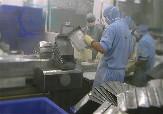 Fish and shrimp processing factory production line stainless steel thawing tray shrimp freezing tray separator