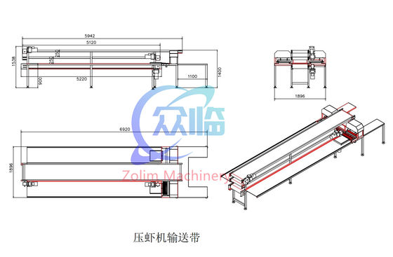New Design Shrimp Stretching Line, Tempura Processing Line, NOBASHI Processing