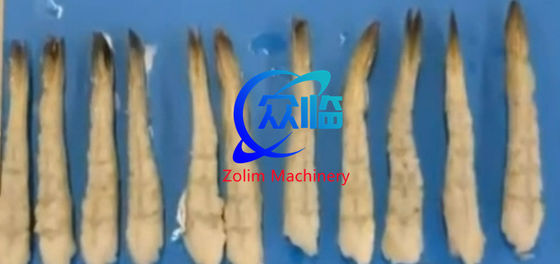 High Speed Shrimp Processing Machine, Prawn Cutting Machine For Nobashi