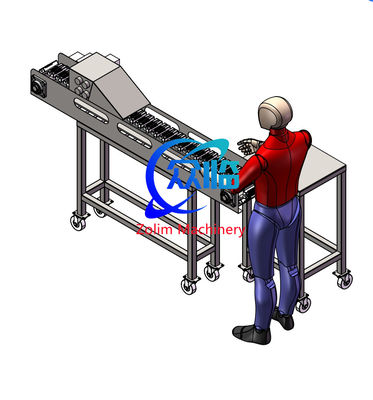 High Speed Shrimp Processing Machine, Prawn Cutting Machine For Nobashi