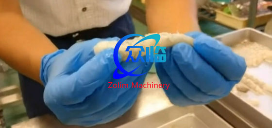 High Speed Shrimp Processing Machine, Prawn Cutting Machine For Nobashi