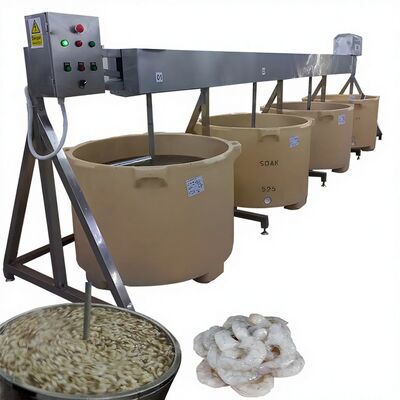 Harga yang bagus Otomatis Shrimp Soaking Machine Blender Multi Fungsi 1.1KW Mesin Soaking Ikan Seafood Mixer Otomatis Agitator on line