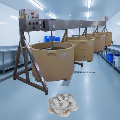 Harga yang bagus Zolim Mesin rendam seafood 1.1kw Industrial Stirrer Stabil stainless steel blender otomatis seafood mixer mesin seafood on line