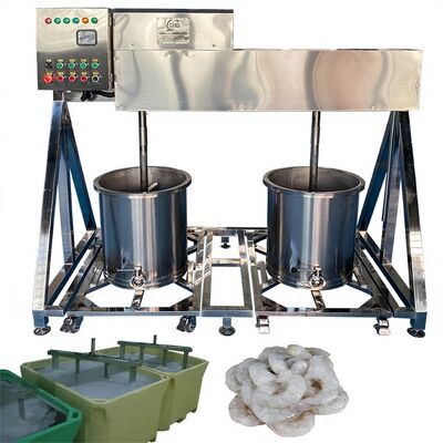 Harga yang bagus 1100W Mesin rendam untuk makanan laut Peralatan pencampuran makanan makanan tahan lama Mesin rendam ikan Zolim Mesin rendam udang Mesin rendam udang on line