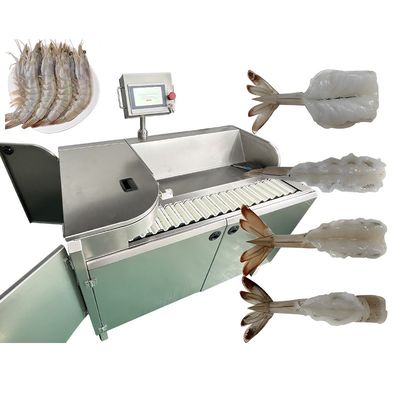 Harga yang bagus 1.5KW Mesin Pengupas Udang Praktis Otomatis penuh awet on line