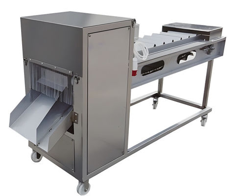 Harga yang bagus SUS304 Mesin pemotong ikan industri 380V 60-90 Piece/Min on line