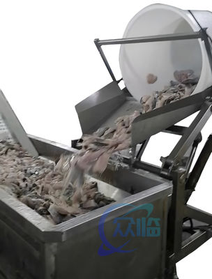 Multiscene 2.2KW Unit Pengolahan Ikan, Peralatan Pengolahan Salmon Industri