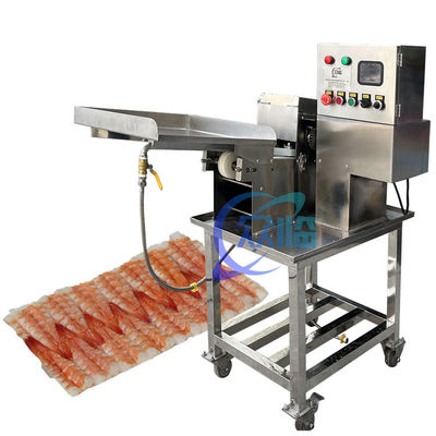 Harga yang bagus 0.4KW Mesin Pemotong Udang Sushi 60-80Pcs / Min Presisi tinggi on line