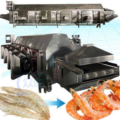 Harga yang bagus ISO Mesin Memasak Udang Makanan Laut Baja Rinsing Praktis 304 on line
