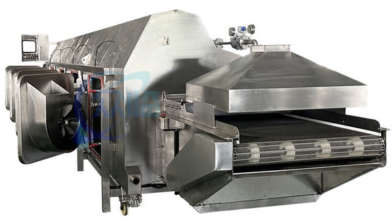 Harga yang bagus Smart Control Shrimp Cooking Machine Bahan baja tahan karat 18,2KW on line