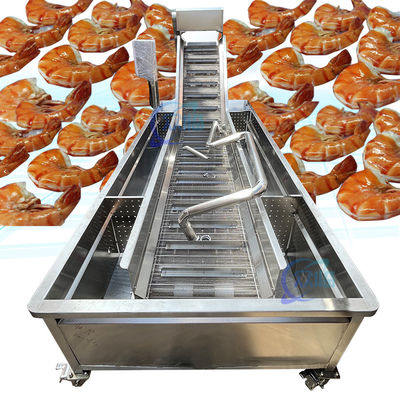 Industrial Durable Prawn Cleaning Machine , Anti Corrosion Carp Processing Plant
