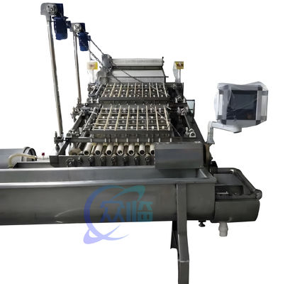 Harga yang bagus Multipurpose Shrimp Peeling Machine PLC Baja tahan karat 304 Bahan on line
