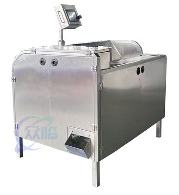 Harga yang bagus 1.5KW Mesin Pengupas Udang Praktis Multiscene Material Baja Rustless on line