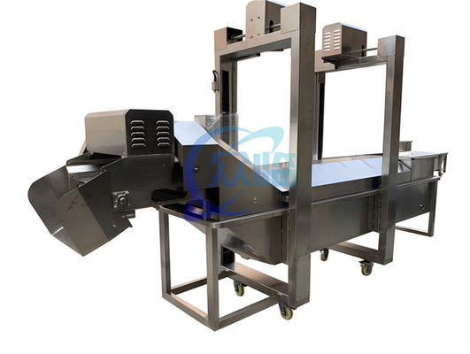 Harga yang bagus 500-600KG/H Shrimp Cooking Machine Stabil Dengan PLC Touch Screen on line