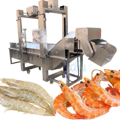 Harga yang bagus ISO SUS304 Udang Pemanas Steam Cooker, Multipurpose Udang Processing Plant on line