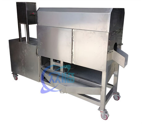 Harga yang bagus 380V 50Hz Mesin Fillet Ikan Otomatis, Mesin Pembersih Visera Ikan Praktis on line