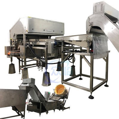 Harga yang bagus SUS304 0,8KW Udang Deheading Mesin Kepala Body Separator Otomatis on line