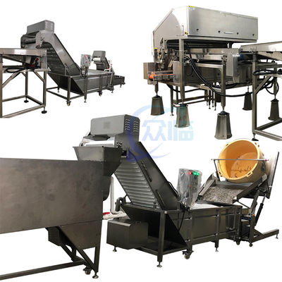 Harga yang bagus 50Hz Stabil Shrimp Screening Machine, Mesin pemotong udang stainless steel on line