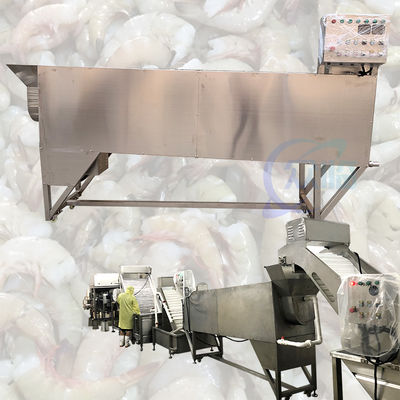 Harga yang bagus Mesin Penghapus Kepala Udang Baja Rostless 380V 50Hz Praktis on line