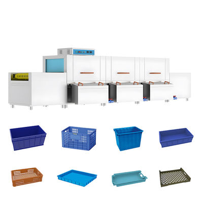 Harga yang bagus CE Multiscene Plastik Pallet Mesin Cuci, Anti Korosi Plastik Crate Washer on line