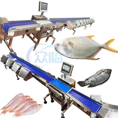 SUS304 Mesin Pemeliharaan Berat Ikan Lever jenis 261 pcs/min