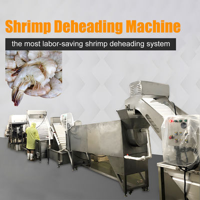 Harga yang bagus Mesin Pemisahan Kepala Udang Pemisahan kepala udang dan tubuh udang Mesin Pengolahan Makanan Laut Inovatif on line