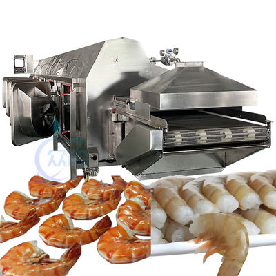 Mesin blansing buah dan sayuran mesin blansing udang cumi Lini Produksi Udang Sushi Mesin Udang Sushi