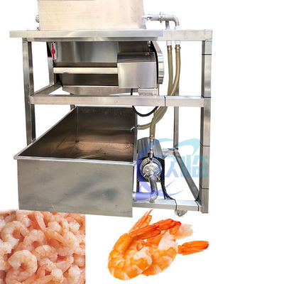 Harga yang bagus Peralatan Pengolahan Udang Seafood Mesin Pencuci Rambut Udang Pemisah Limbah Udang on line
