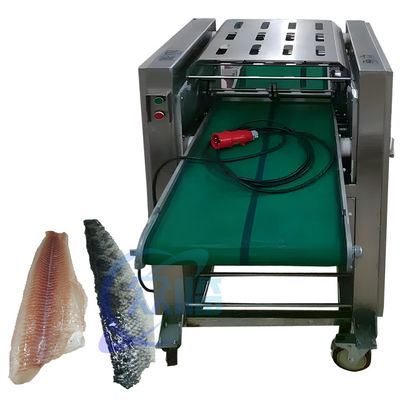 Mesin Pengelupasan Kulit Tilapia Squid Otomatis Baja Rinsless Kulit Ikan Kecil Menghilangkan Pengelupasan Mesin Pengelupasan Kulit