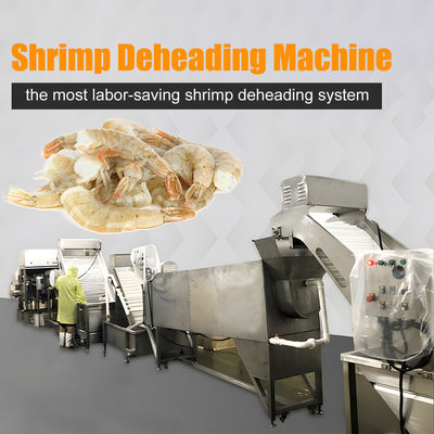 Harga yang bagus Mesin pemisah dan pemisahan kepala udang dari baja tahan karat on line