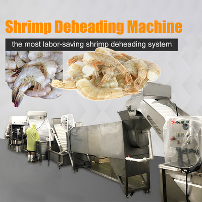 Harga yang bagus Mesin pemotong kepala udang untuk pabrik pengolahan makanan laut on line