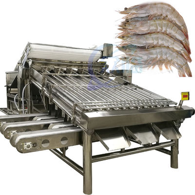 Harga yang bagus Mesin pemrosesan udang otomatis untuk mengupas udang baru, mencuci udang segar, mesin pemrosesan gulung, penggiling udang on line