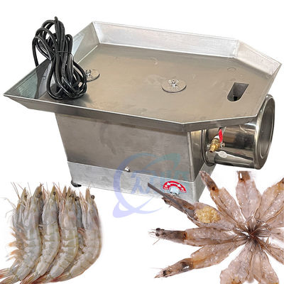 Mesin Pembuka Kembali Udang Pengolahan Udang Makanan Laut Mesin Pemotong Belakang Produksi Udang