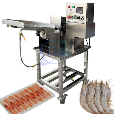 Mesin pembuka perut sushi dan udang pengolahan makanan laut dan udang mesin pembuka perut udang masak kembali memotong ma
