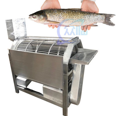 Peralatan pengolahan ikan dari stainless steel Mesin pengikis skala ikan Peralatan pemotong skala ikan