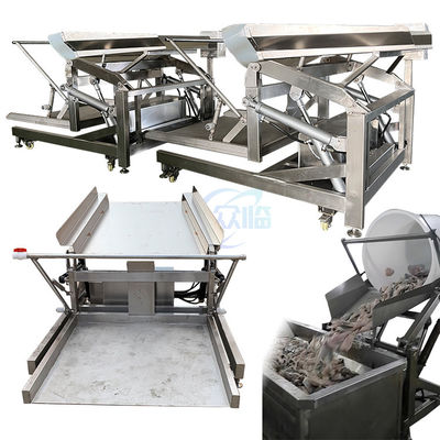 Industri conveyor chain plate hoist mobile feeding climbing conveyor Plastic Insulated Box kotak pendingin komersial