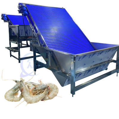 Mesin pemeringkat udang segar mesin pemeringkat ukuran udang listrik mesin penyaringan ikan dan udang multifungsi