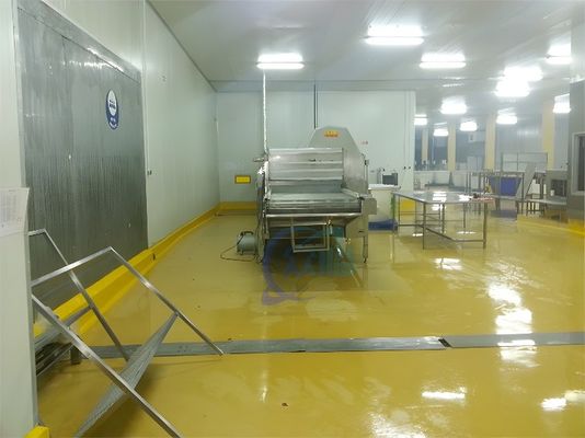 Seafood shrimp processing tunnel conveyor belt blanching machine Steam boiler machine for cooked shrimp processing