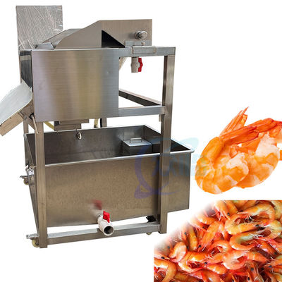 Harga yang bagus Mesin pembersih udang Mesin menghilangkan rambut udang Mesin pemisah sampah udang otomatis on line
